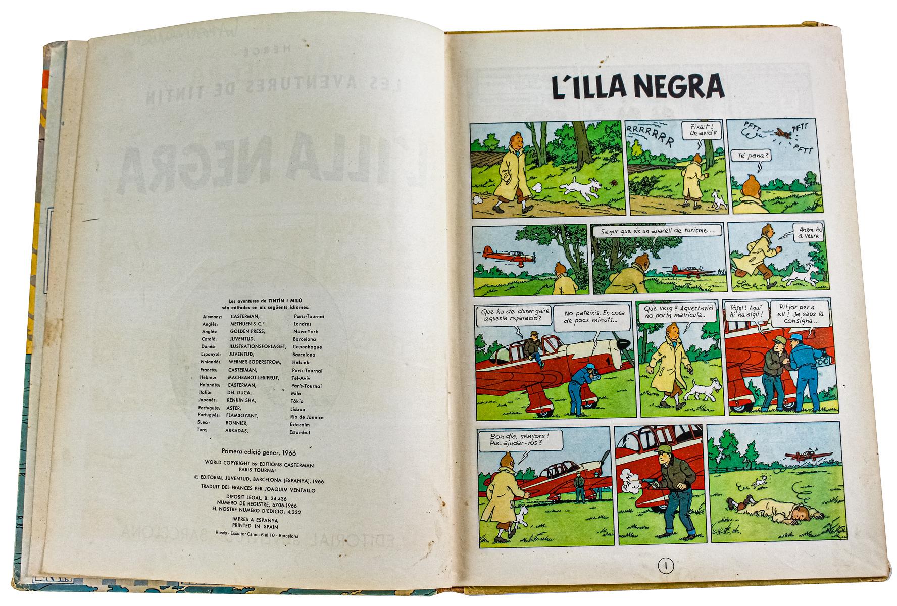 "LAS AVENTURAS DE TINTIN-L&#39;ILLA NEGRA"