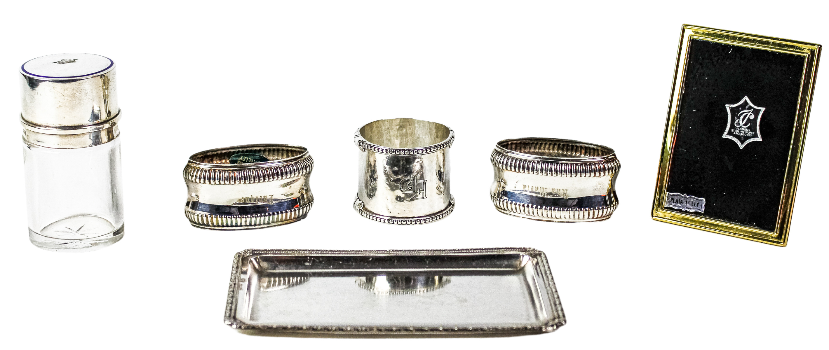 CONJUNTO DE OBJETOS DE PLATA