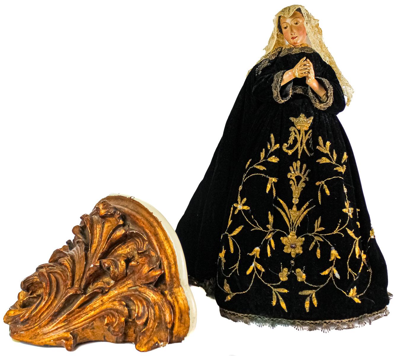 VIRGEN "CAP I POTA" DEL S.XIX