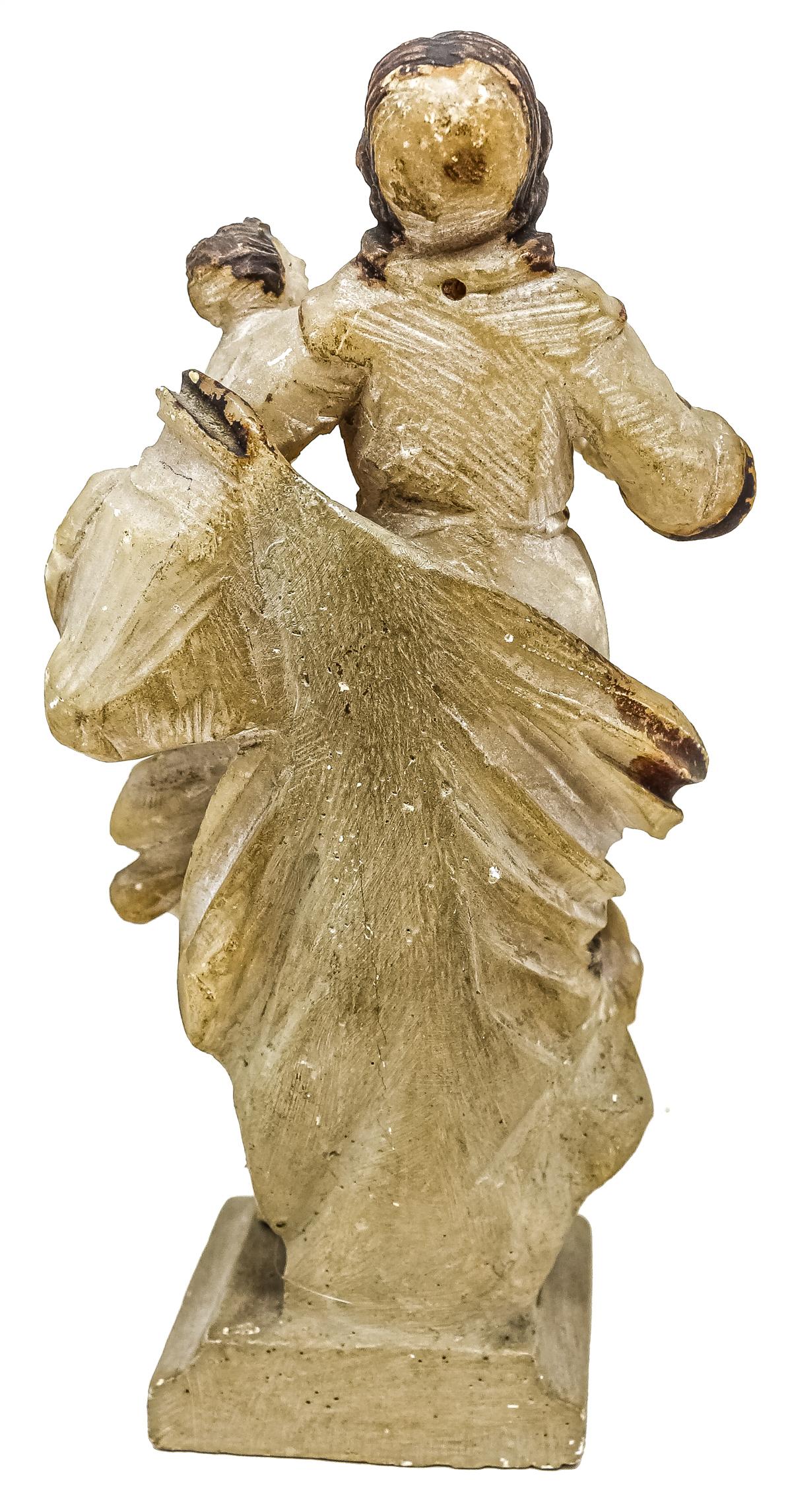 FIGURA EN ALABASTRO DE TRAPANI, SICILIA S.XVIII