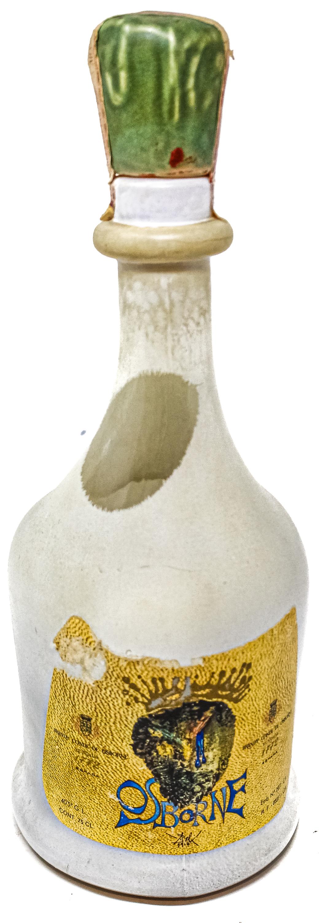 BOTELLA DE BRANDY OSBORNE DISEÑO DALÍ