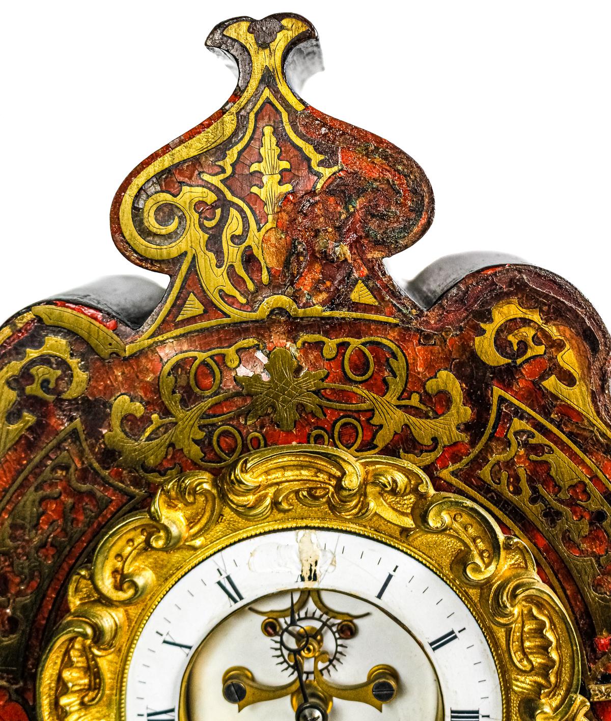 RELOJ DE SOBREMESA ESTILO BOULLE S.XIX