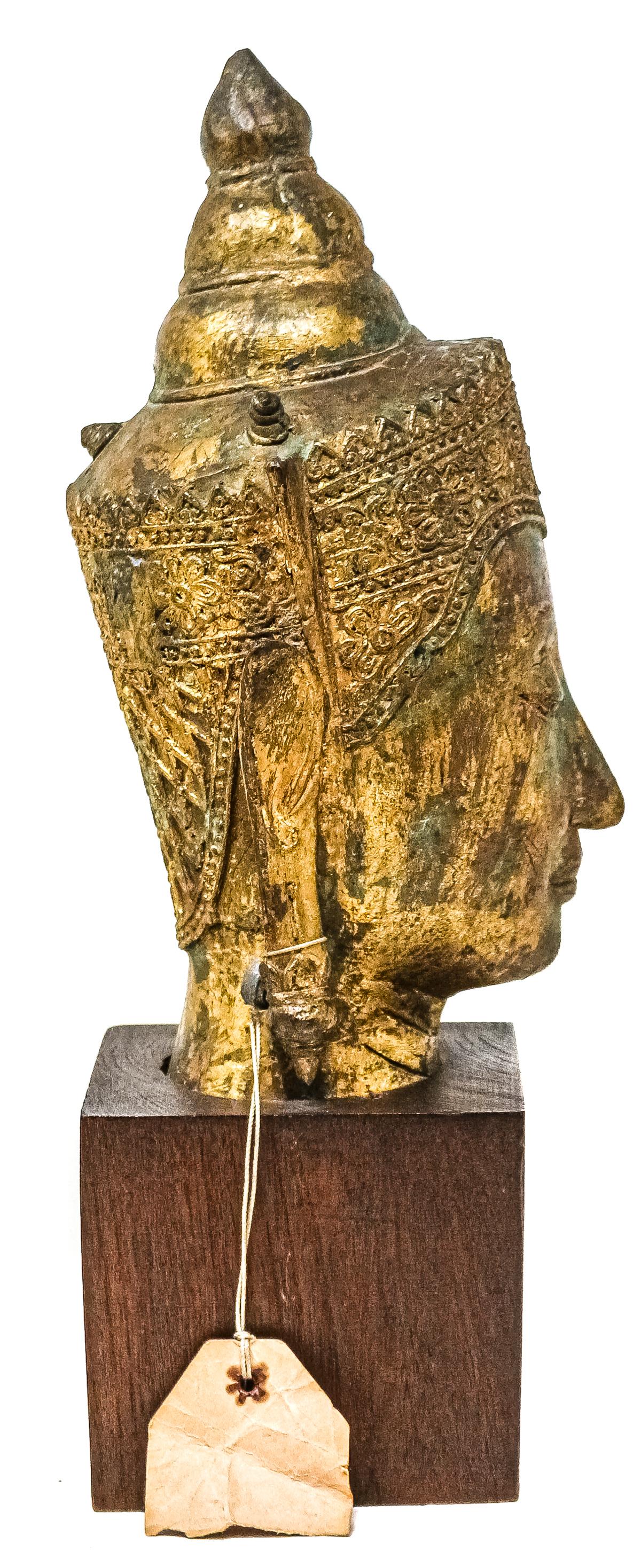 BUSTO DE BUDA EN BRONCE