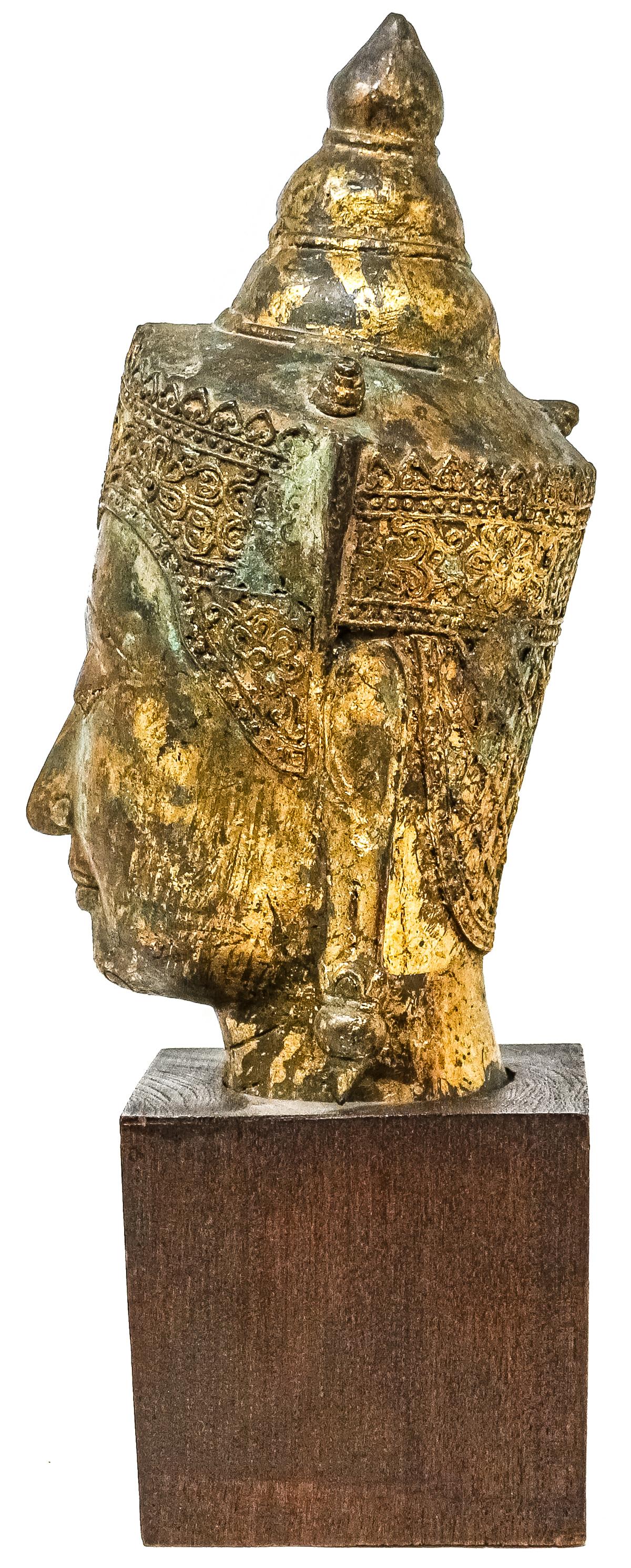 BUSTO DE BUDA EN BRONCE