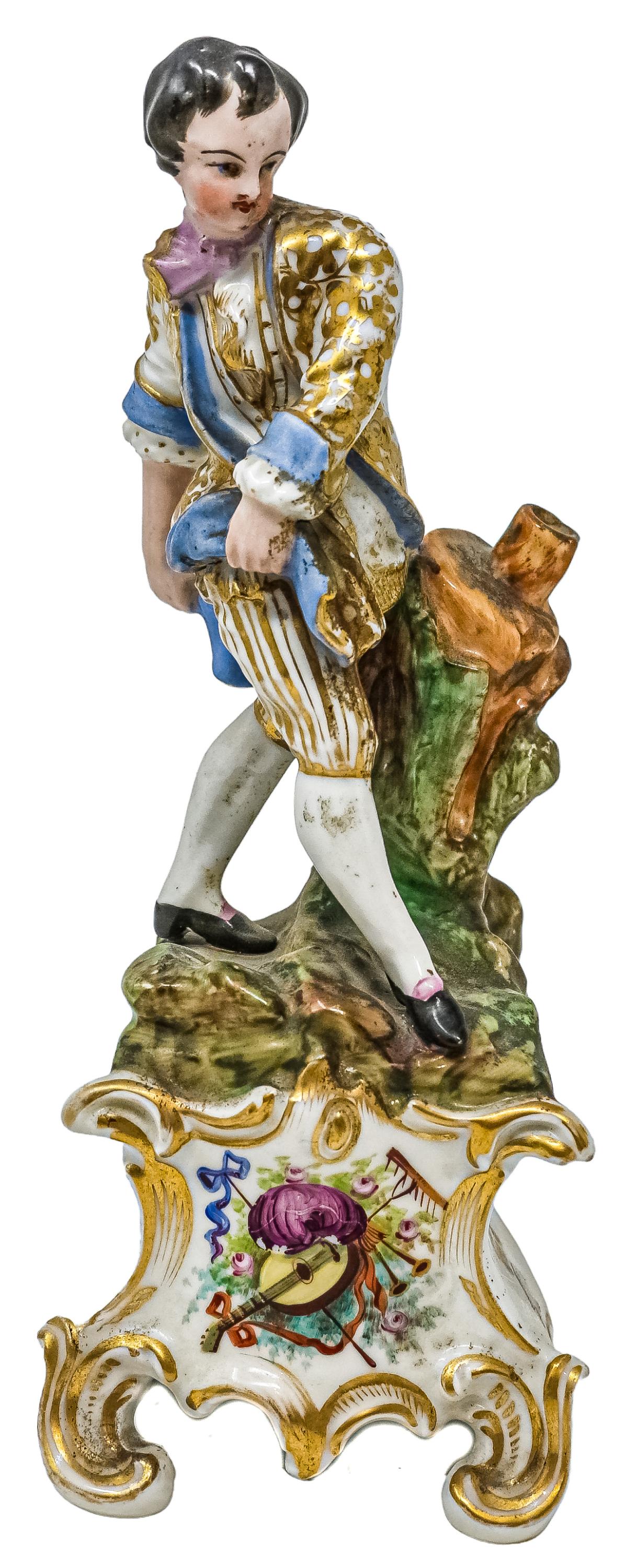 FIGURA DE PORCELANA FRANCESA VIEJO PARIS DEL S.XIX