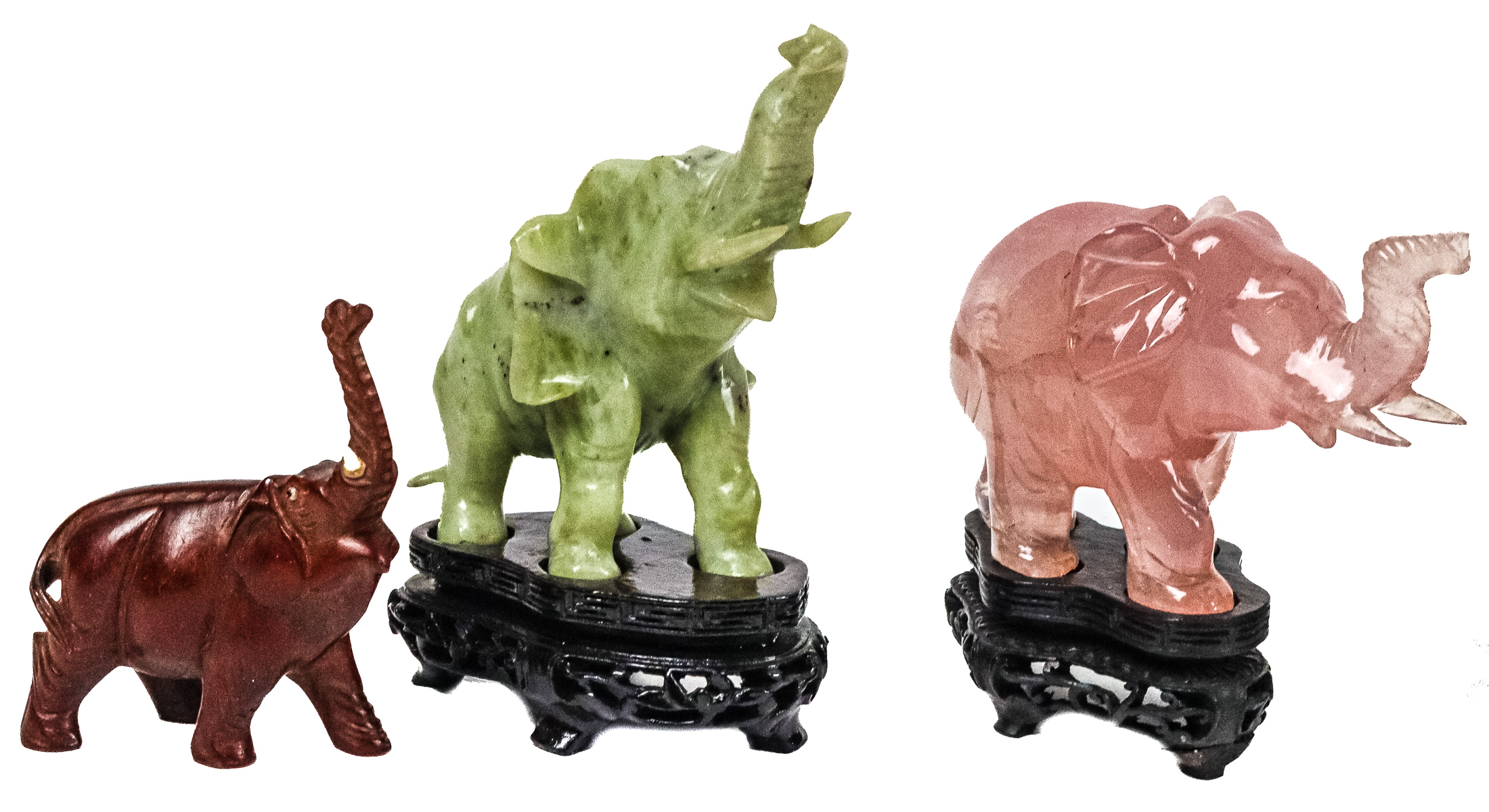 COLECCIÓN DE OCHO "ELEFANTES" DE LA SEGUNDA MITAD DE S. XX