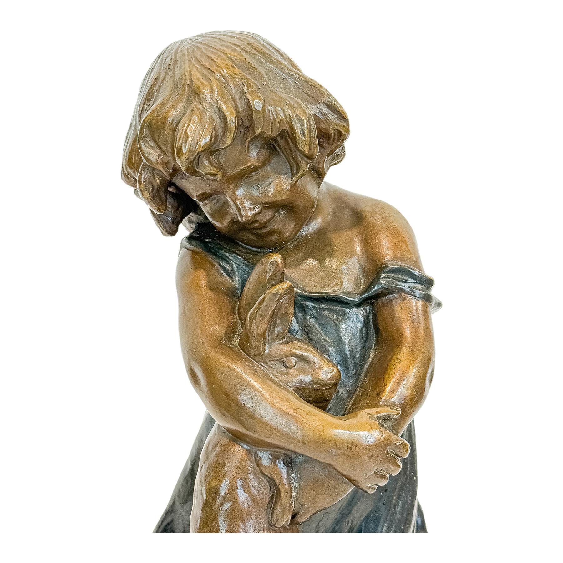 FIGURA DE BRONCE DE FINALES DEL S.XX