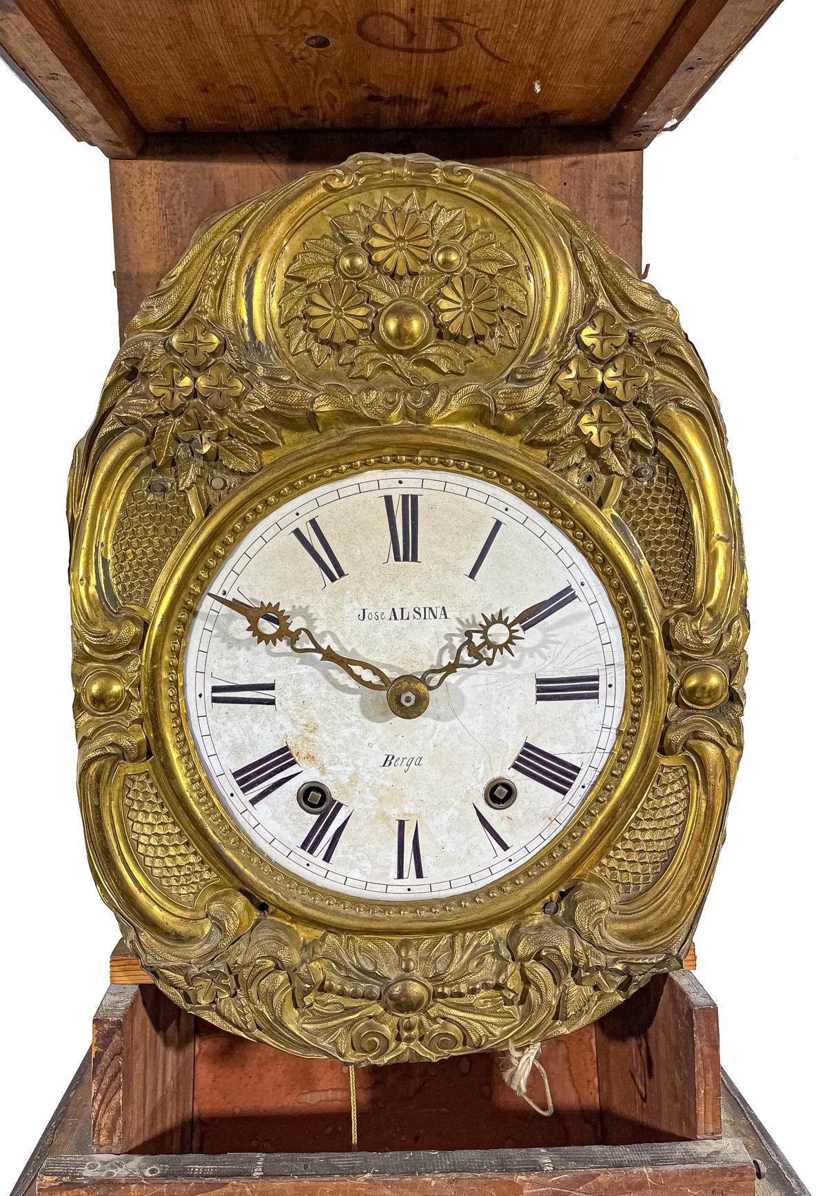 RELOJ DE PIÉ DE PRINCIPIOS DEL SIGLO XIX