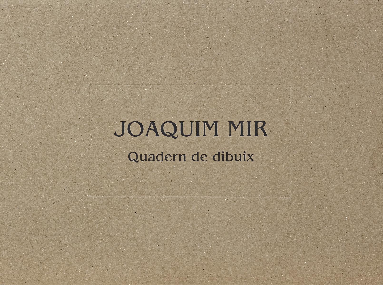 "MIR, JOAQUIM, QUADERN DE DIBUIX"