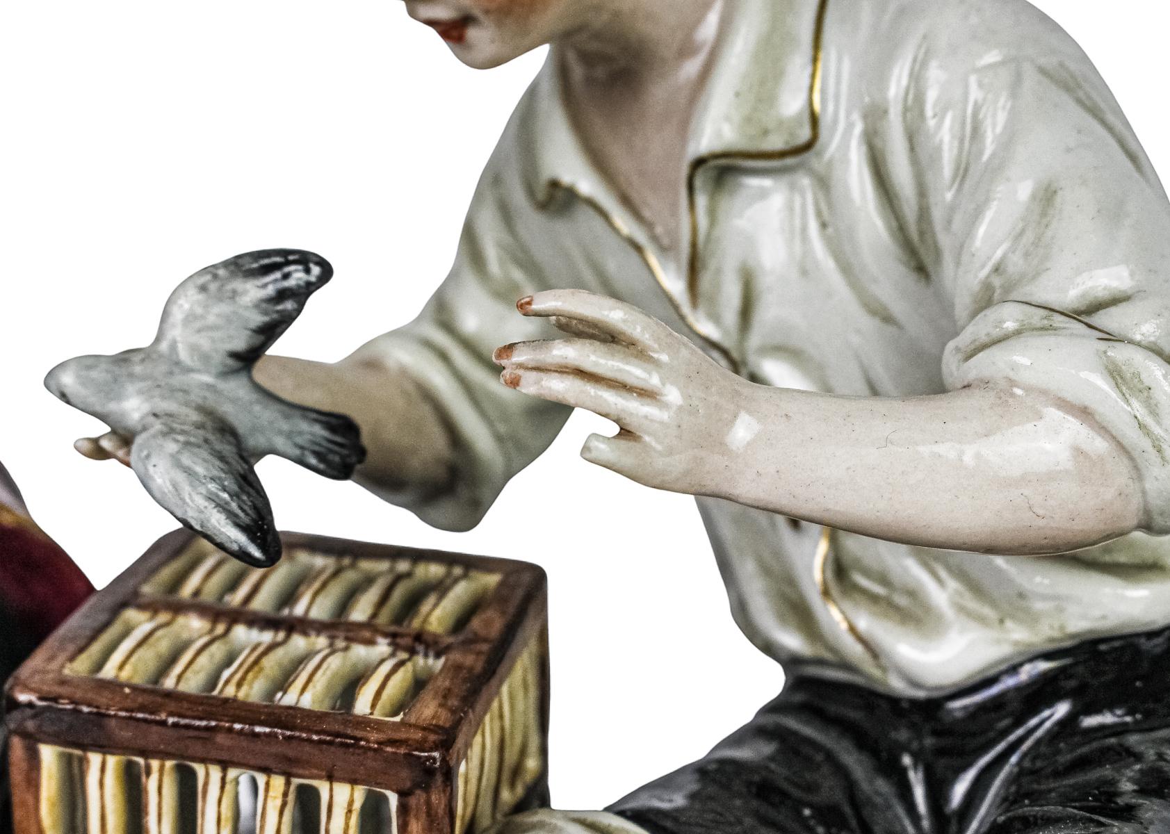 DOS FIGURAS EN PORCELANA MEISSEN