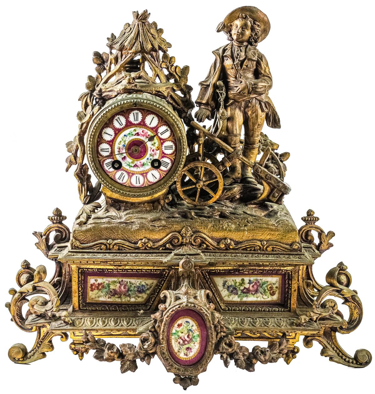 RELOJ DE SOBREMESA FRANCÉS DEL S.XIX