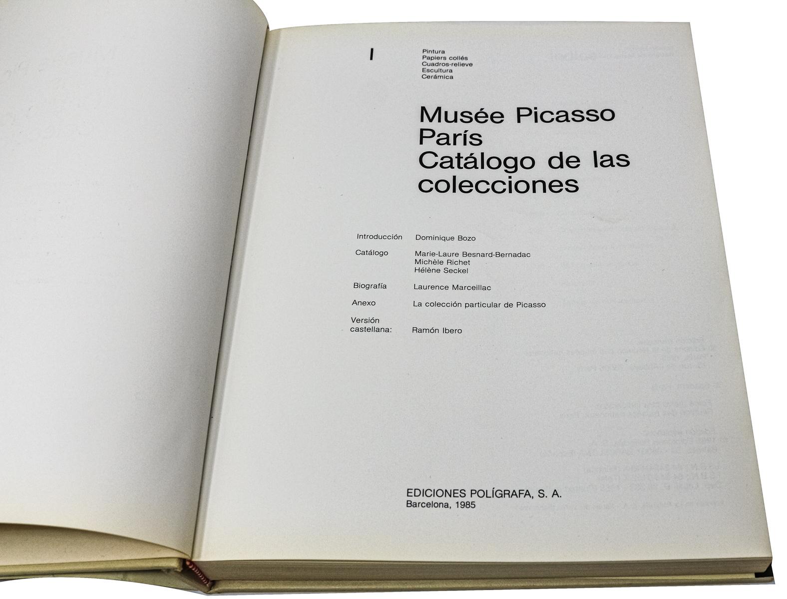 DOS LIBROS SOBRE PICASSO