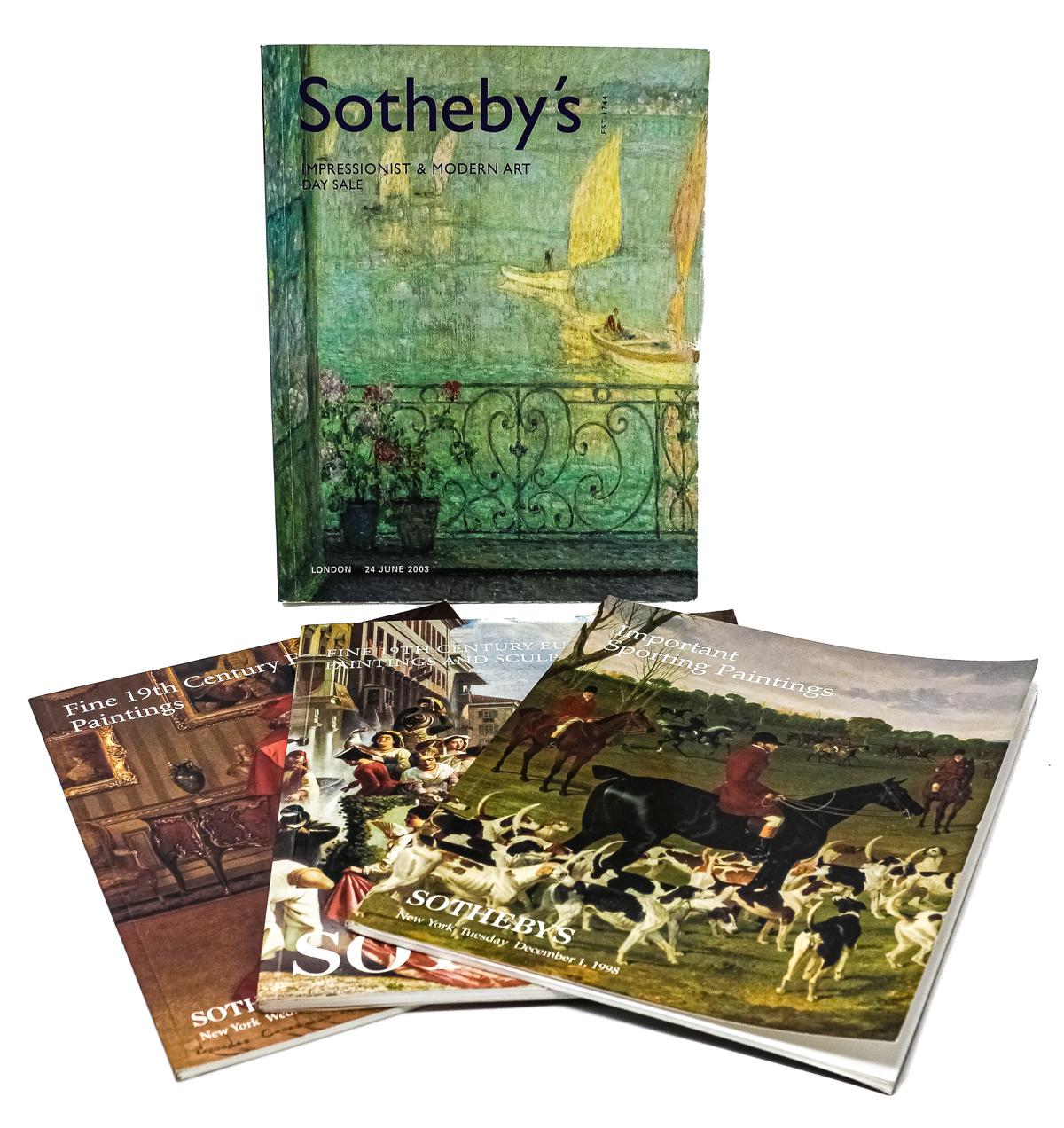 CUATRO CATÁLOGOS DE SOTHEBY&#39;S