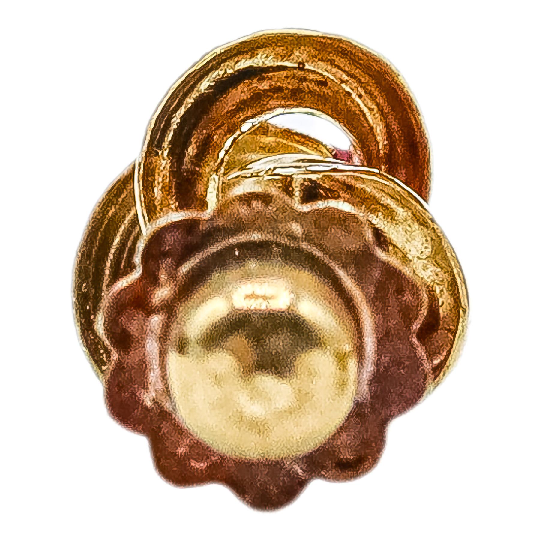 PENDIENTES PARA NIÑA CON RUBÍ