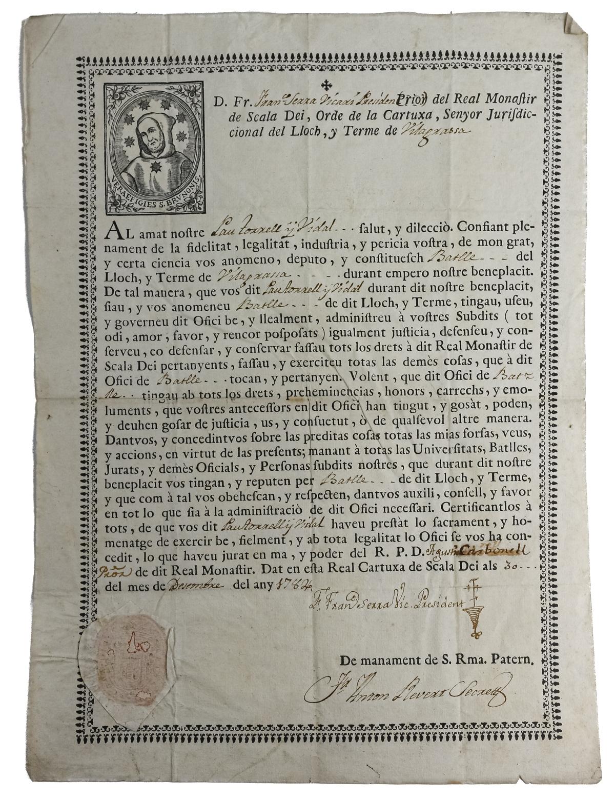 DOS DOCUMENTOS DE LOS SIGLOS XVIII Y XIX