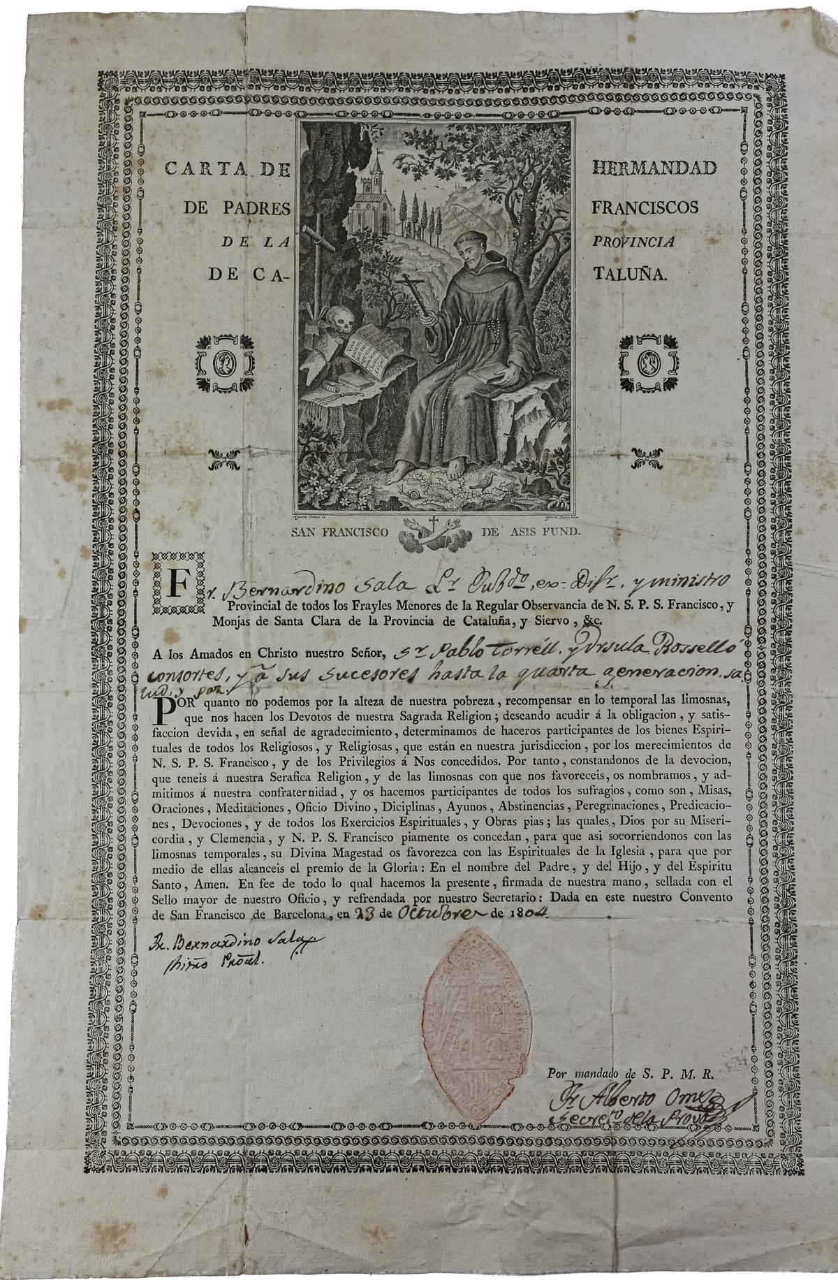 DOS DOCUMENTOS DE LOS SIGLOS XVIII Y XIX