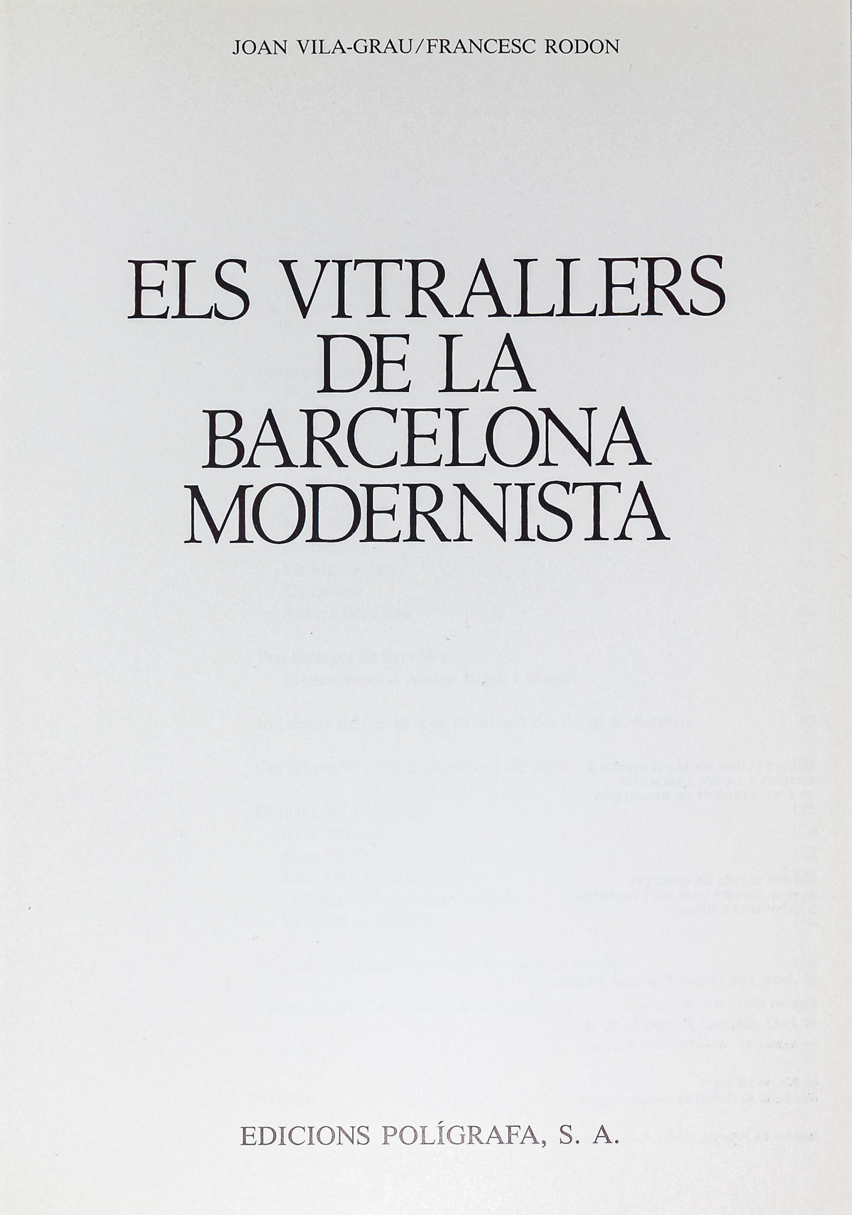 TRES LIBROS SOBRE BARCELONA