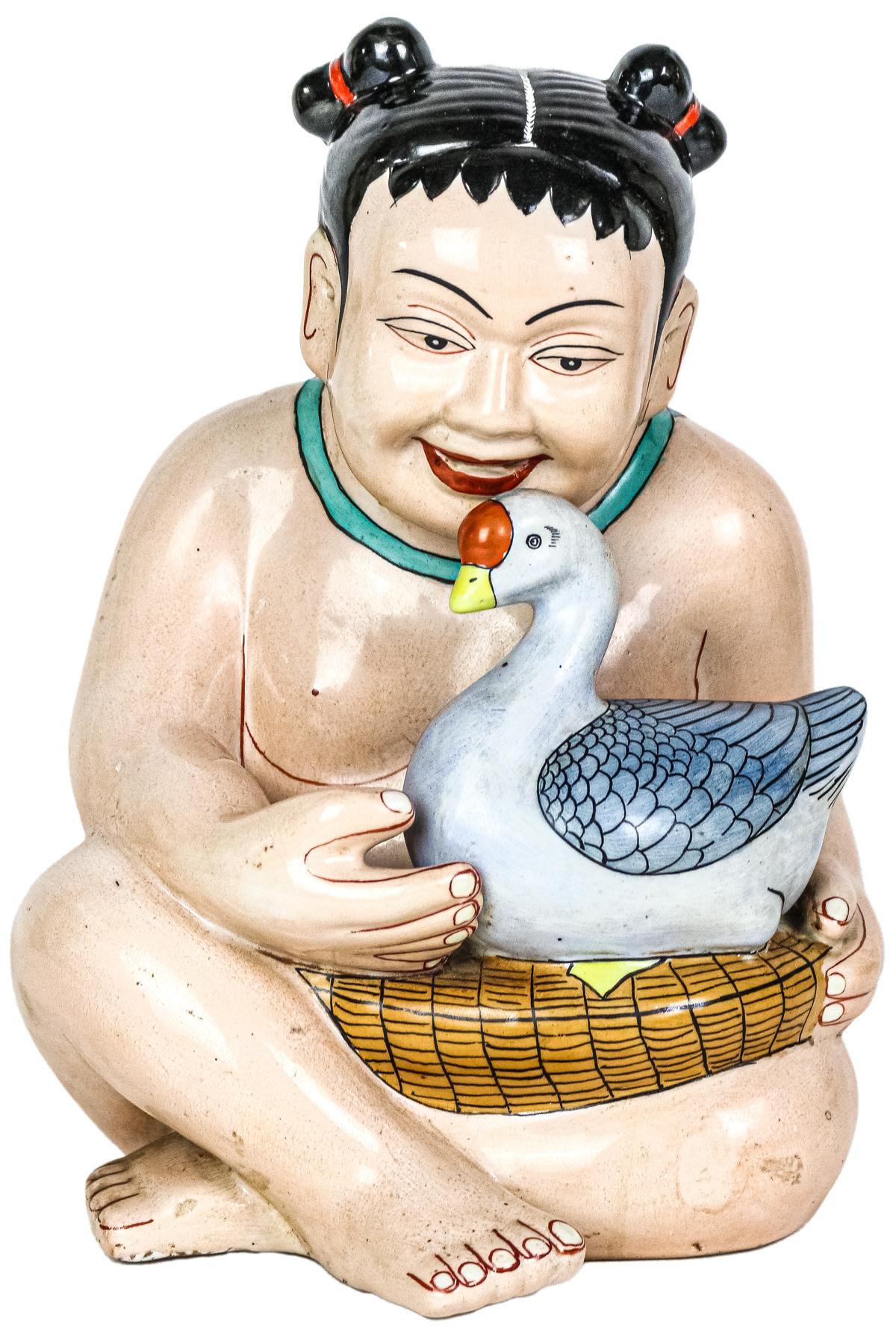 FIGURA DE PORCELANA CHINA DEL PRIMER TERCIO DE S. XX