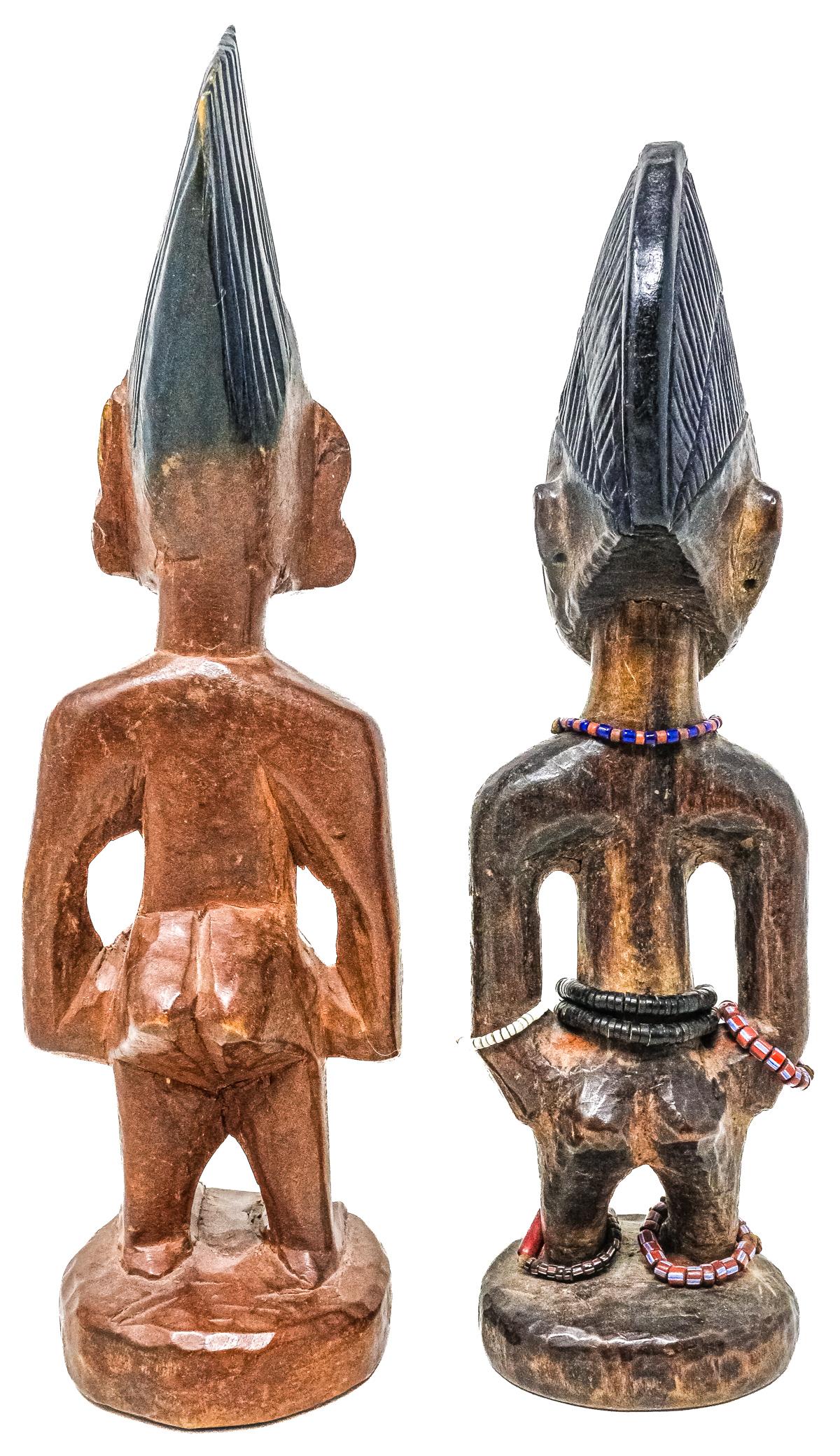 DOS FIGURAS AFRICANAS DE MEDIADOS DEL S.XX