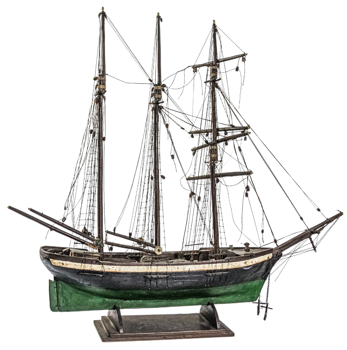 MAQUETA DE BARCO DE MEDIADOS DEL S.XX