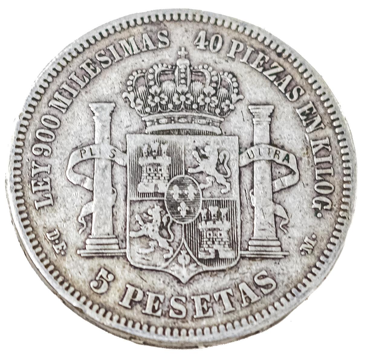 LOTE DE MONEDAS ESPAÑOLAS EN PLATA S.XIX