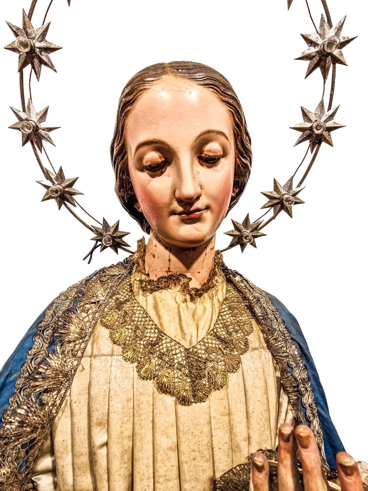 VIRGEN IMMACULADA CAP I POTA DEL SIGLO XIX