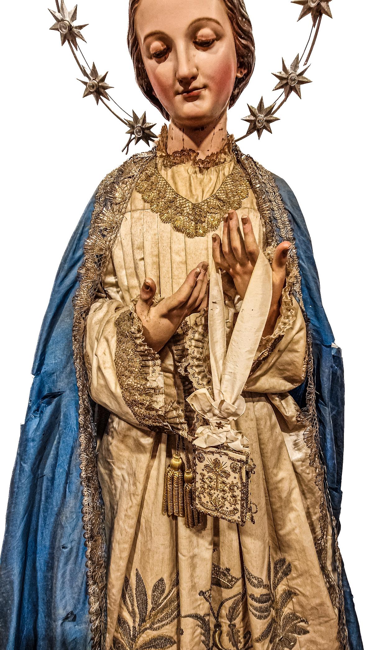 VIRGEN IMMACULADA CAP I POTA DEL SIGLO XIX