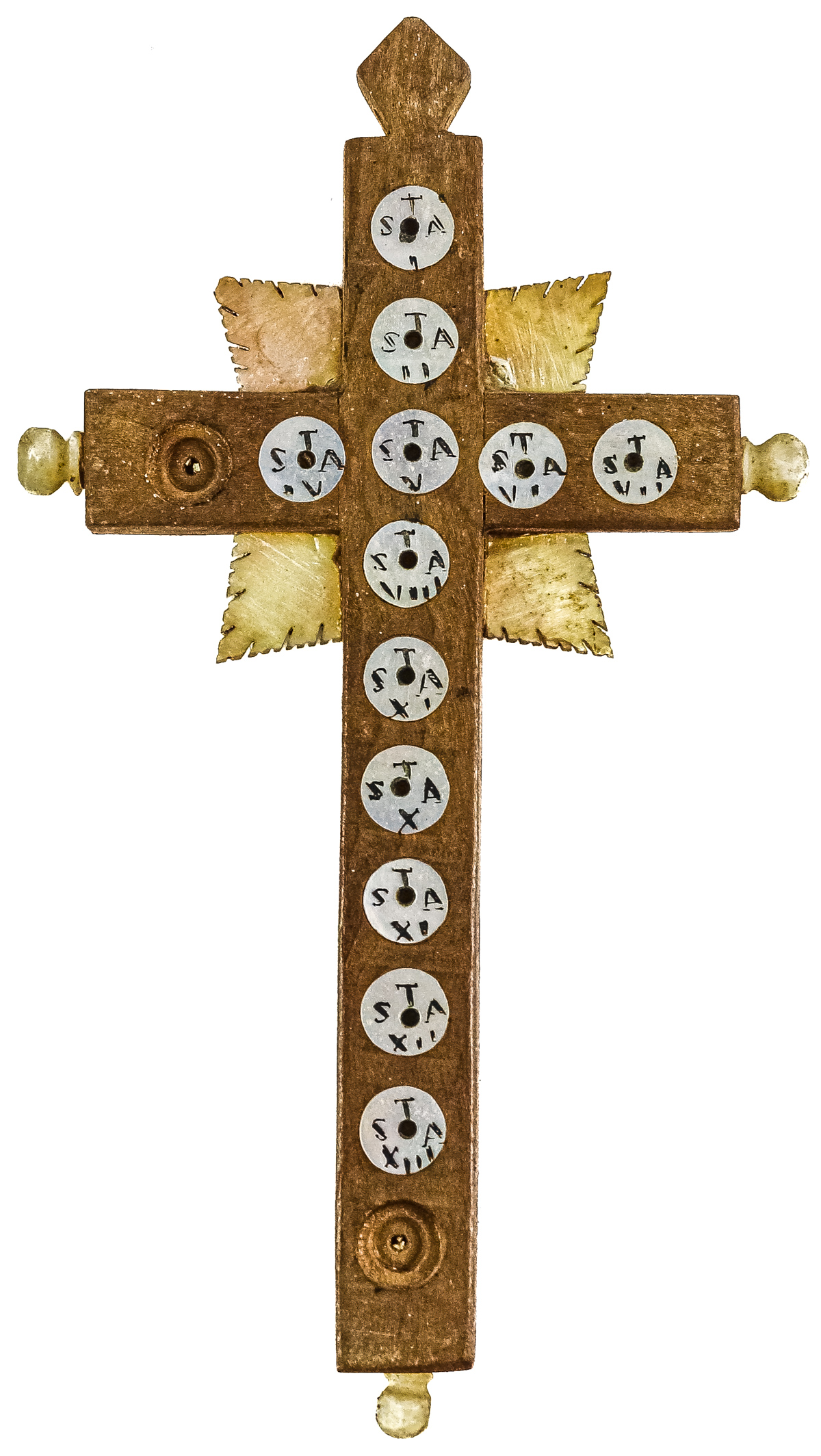 CRUZ DE NACAR DE MEDIADOS DE SIGLO XX