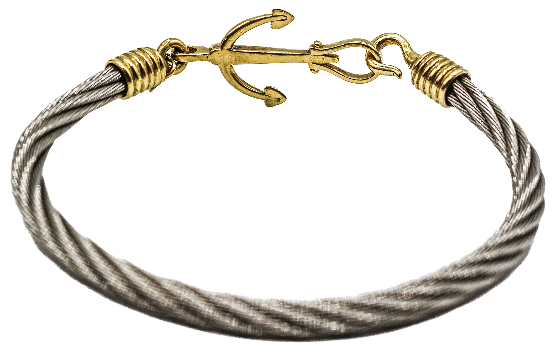 PULSERA DE ACERO Y ORO PUIG DORIA