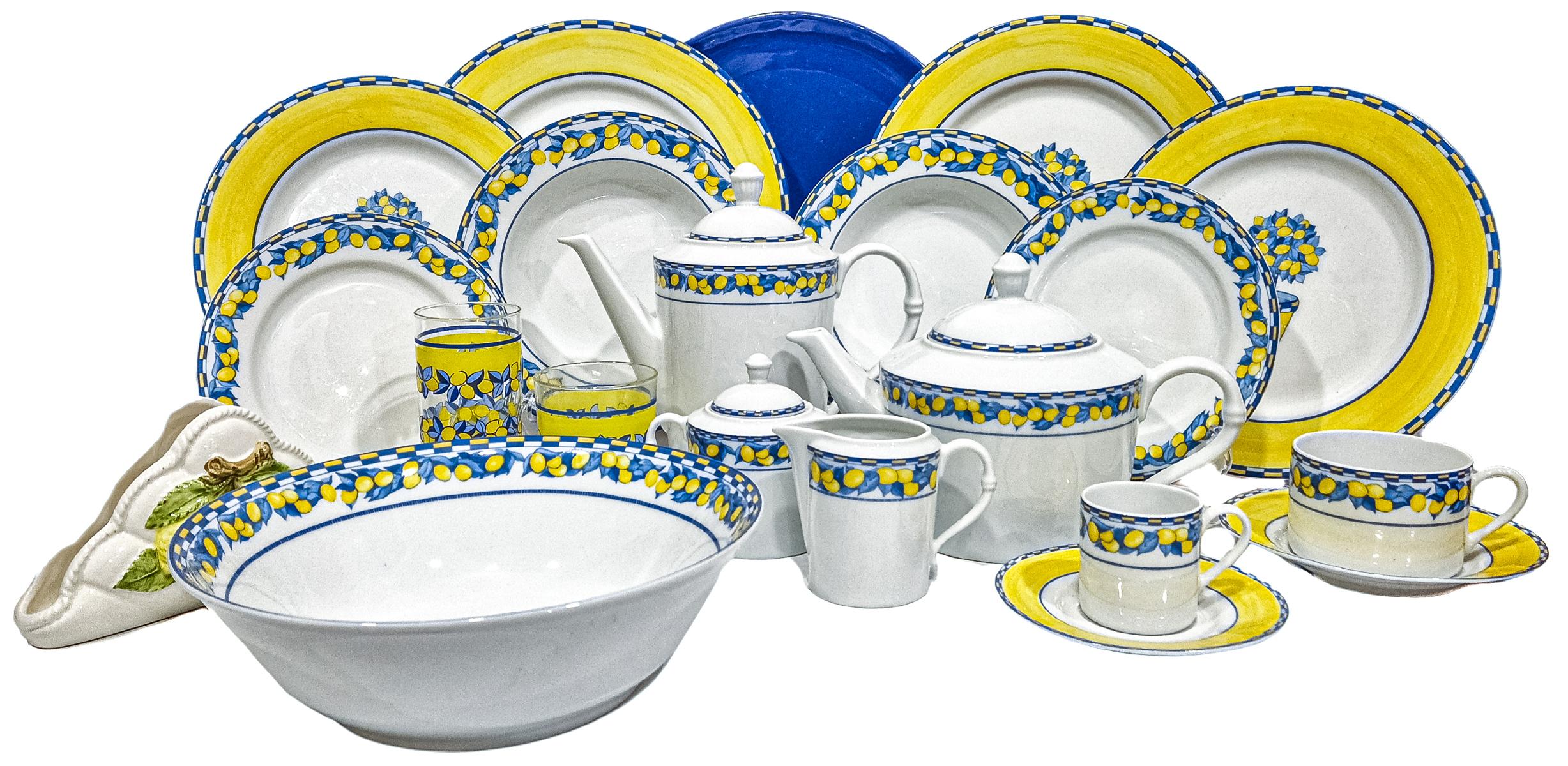 VAJILLA EN PORCELANA "GIESCHE" PAR 12 SERVICIOS