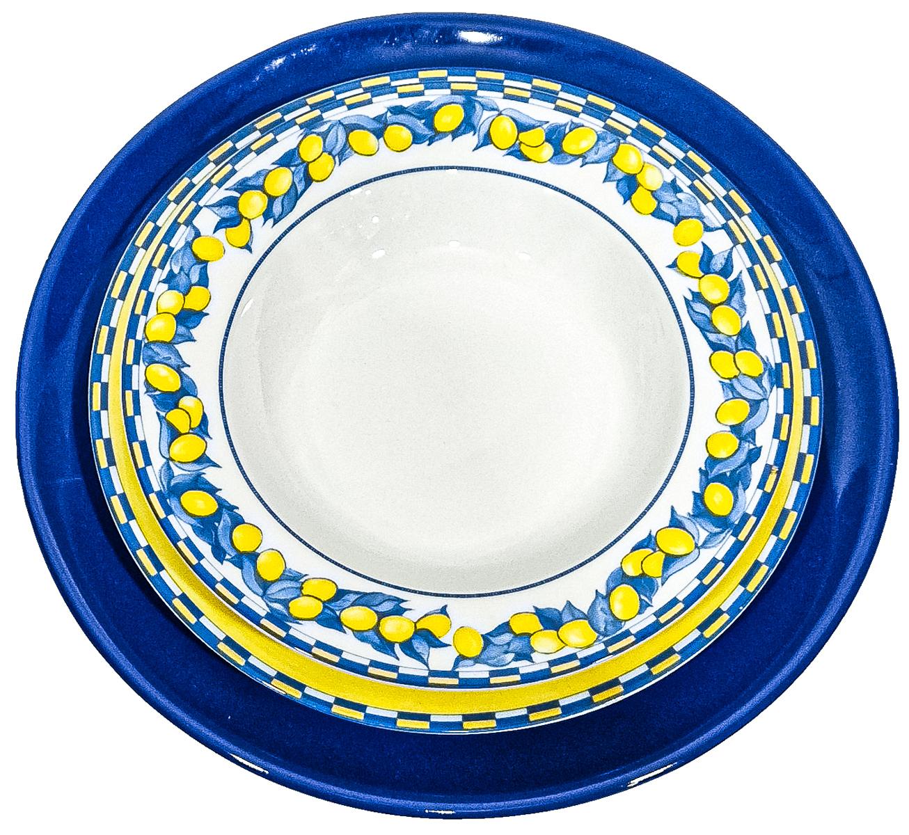 VAJILLA EN PORCELANA "GIESCHE" PAR 12 SERVICIOS