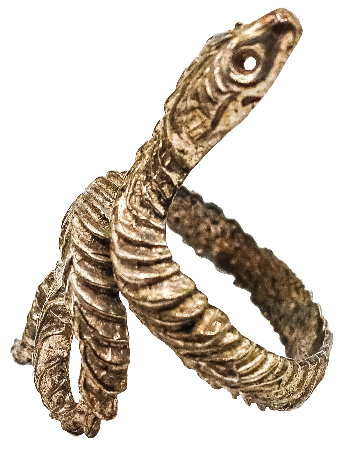 ANILLO SERPIENTE DE PLATA