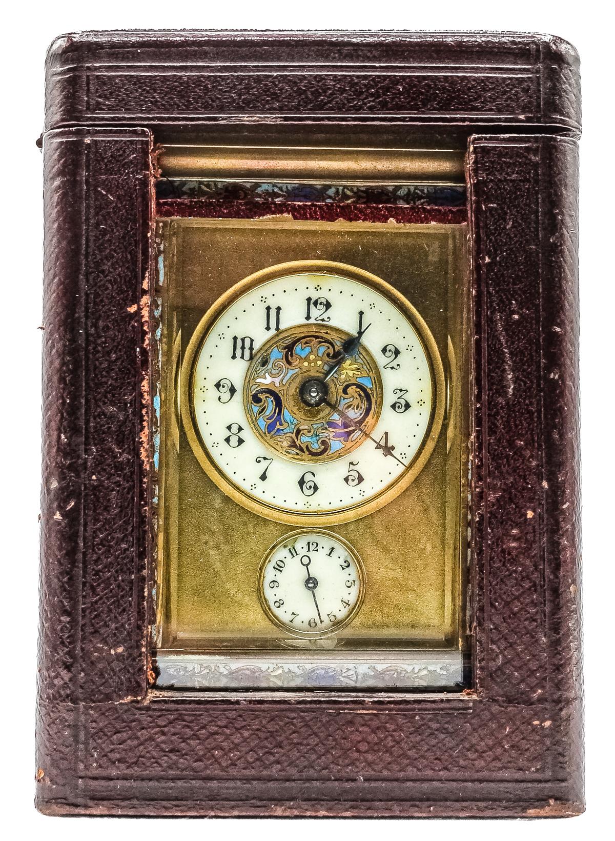 RELOJ DE CARRUAJE DE FLES. DEL S.XIX