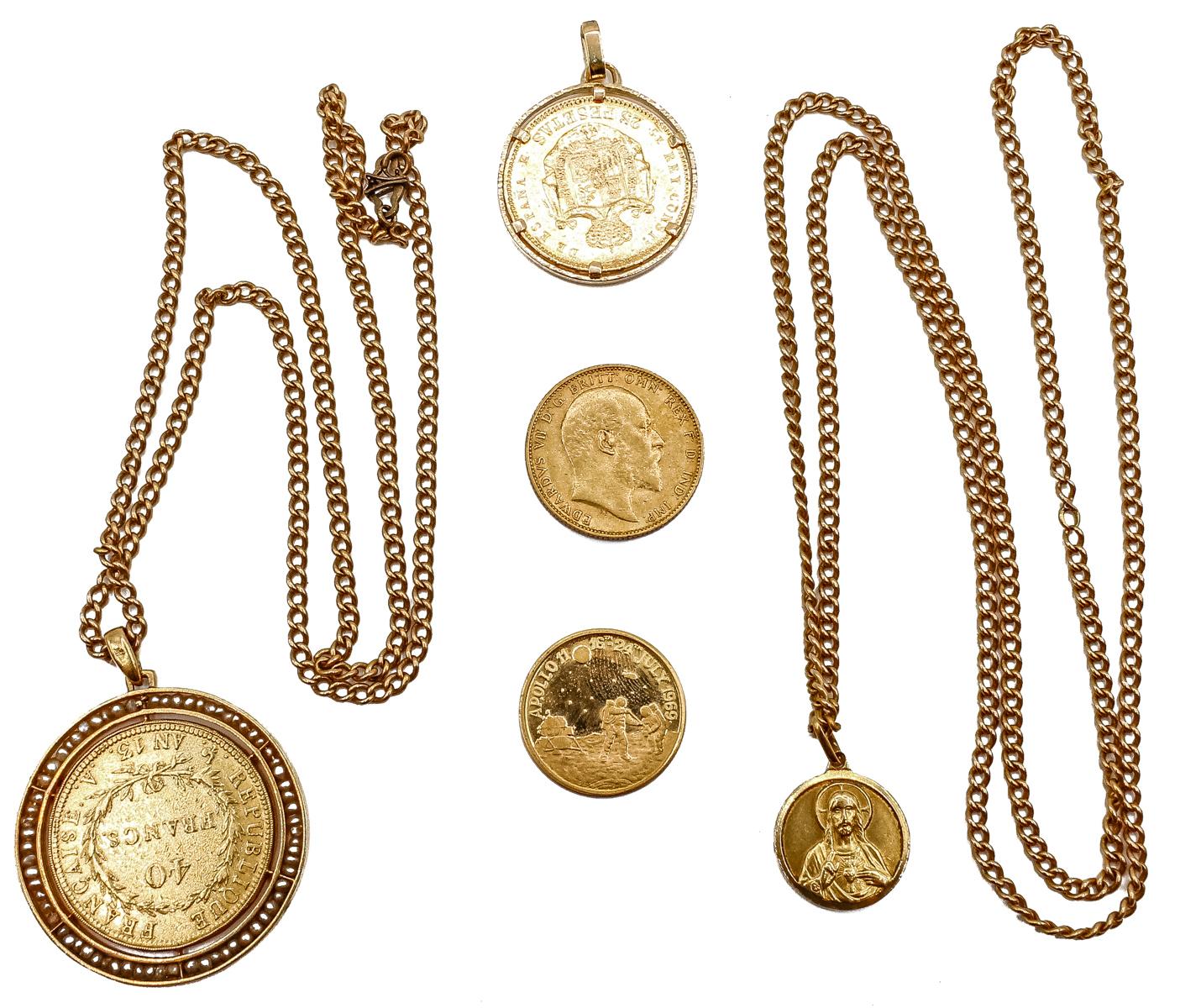 COLECCIÓN DE MONEDAS, MEDALLAS Y CADENAS