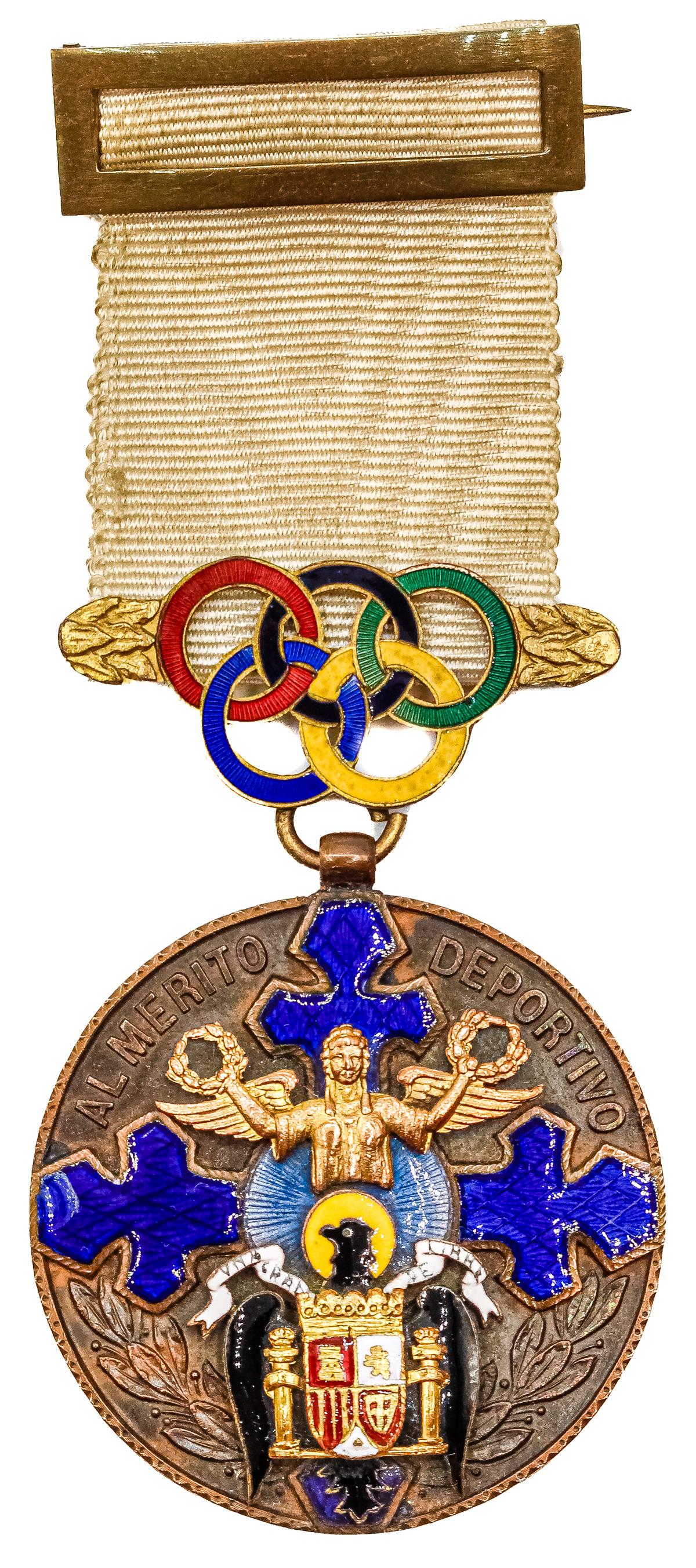 MEDALLA DE BRONCE AL MÉRITO DEPORTIVO DE 1958