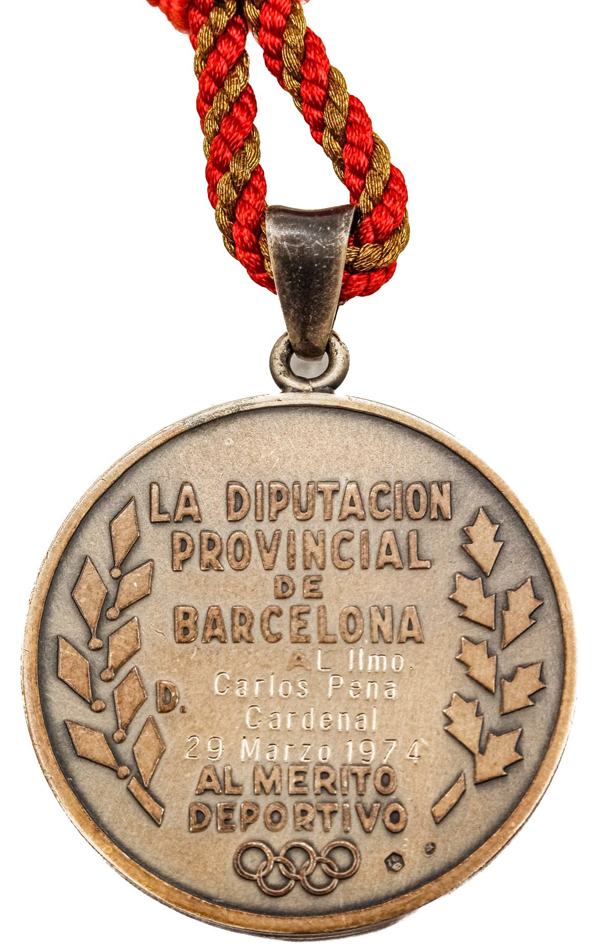 MEDALLA AL MÉRITO DEPORTIVO DE 1974