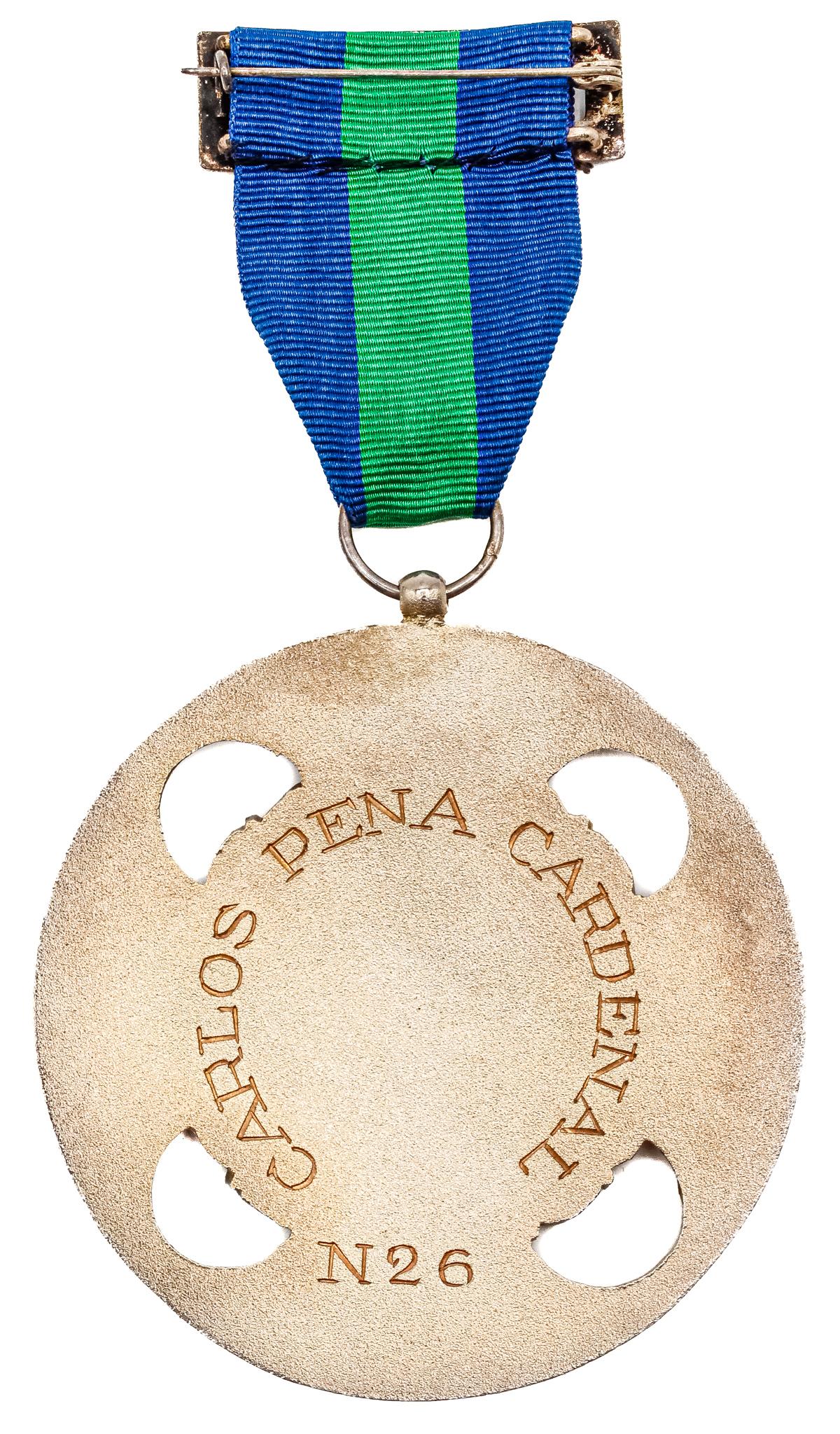 MEDALLA DE PLATA AL MÉRITO DEPORTIVO, DE MEDIADOS S.XX