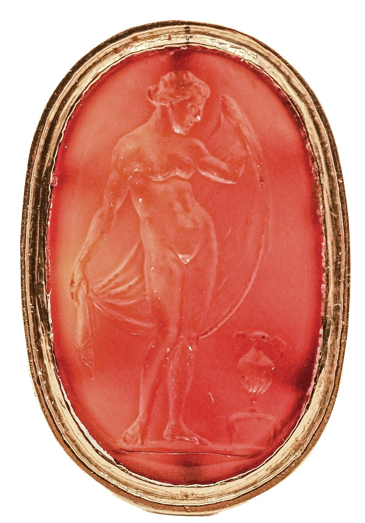 SELLO INTAGLIO VICTORIANO DEL S.XIX