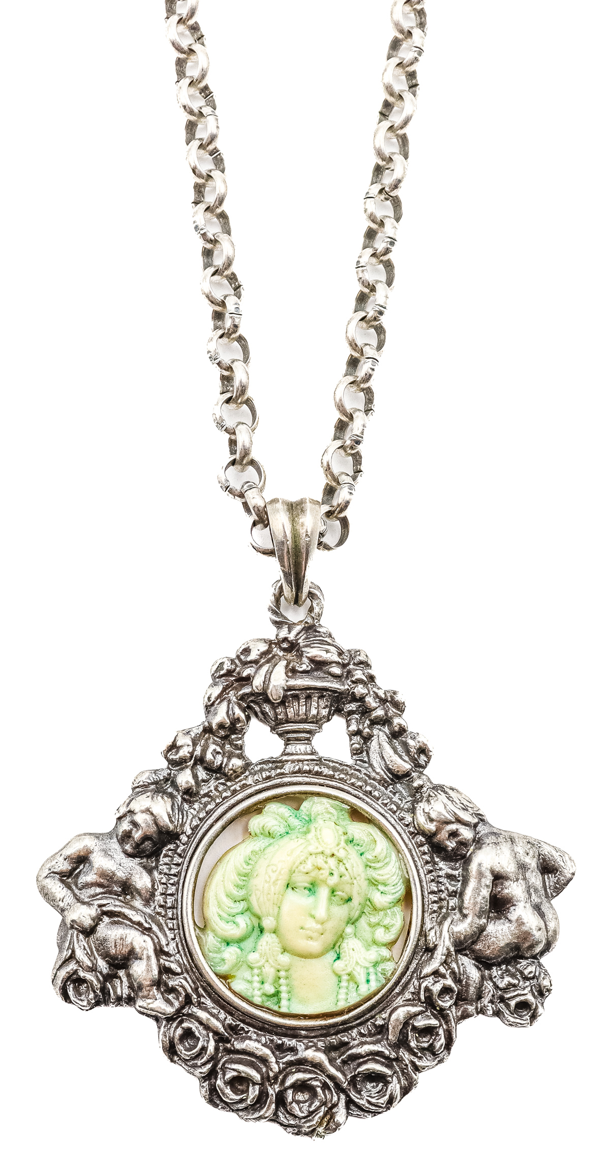 COLGANTE CON CADENA DE LOS AÑOS 30-40