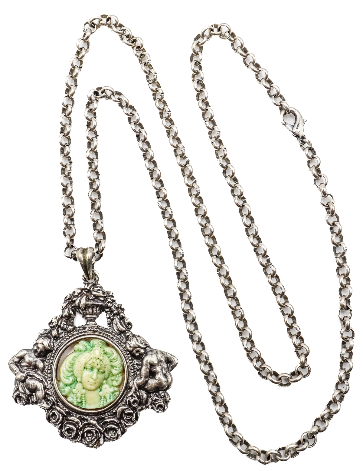 COLGANTE CON CADENA DE LOS AÑOS 30-40