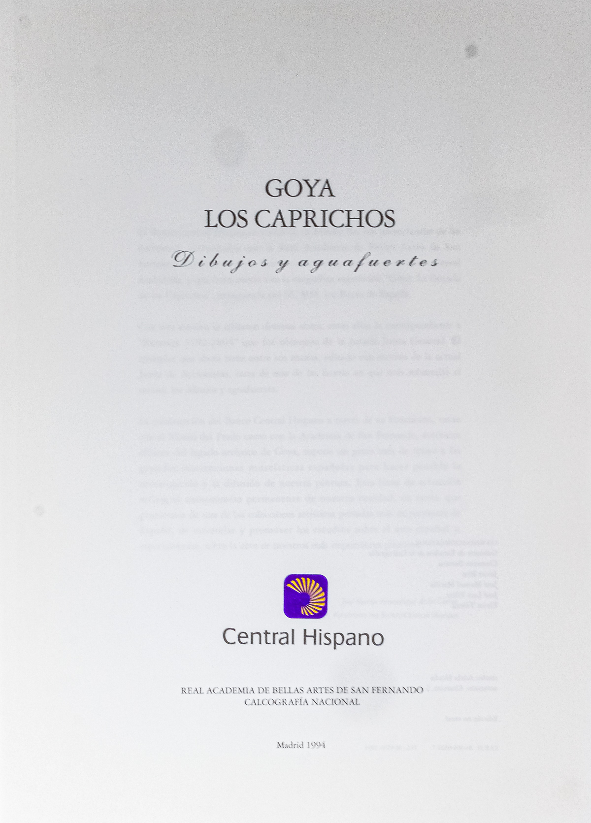 DOS LIBROS DE GOYA