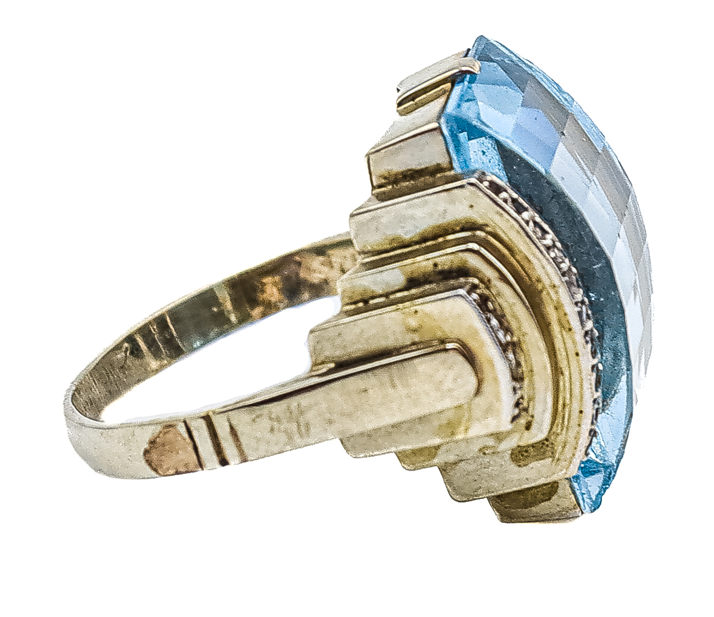 SORTIJA DE PLATA CON ESPINELA