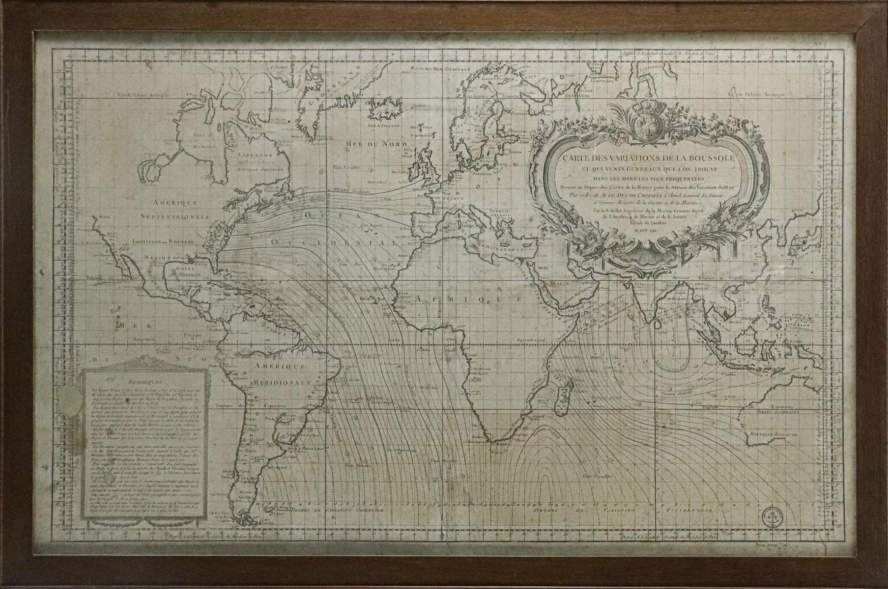 MAPA FRANCÉS ENMARCADO