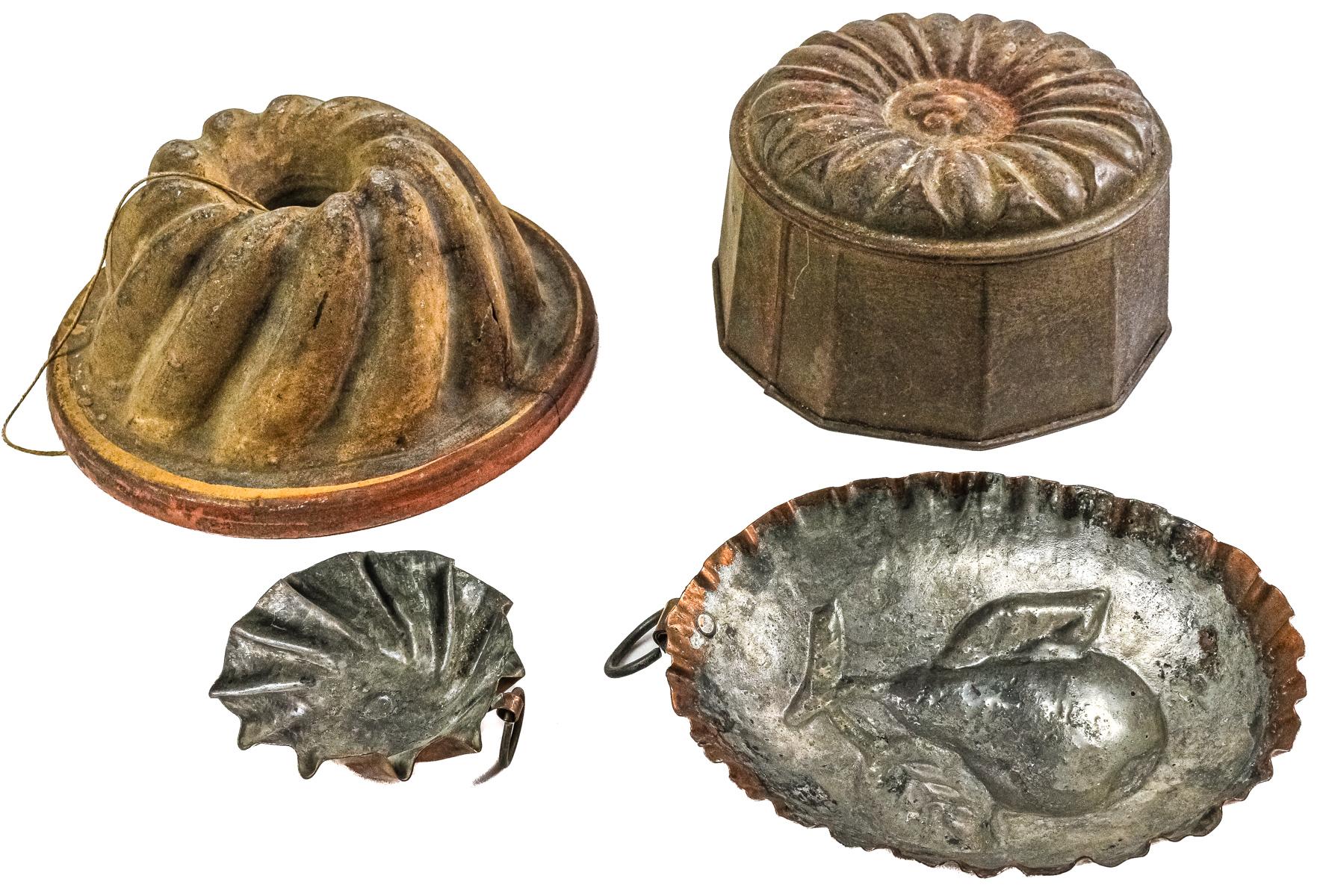 CONJUNTO DE MOLDES DE COCINA DEL PRINCIPIOS DEL S.XX