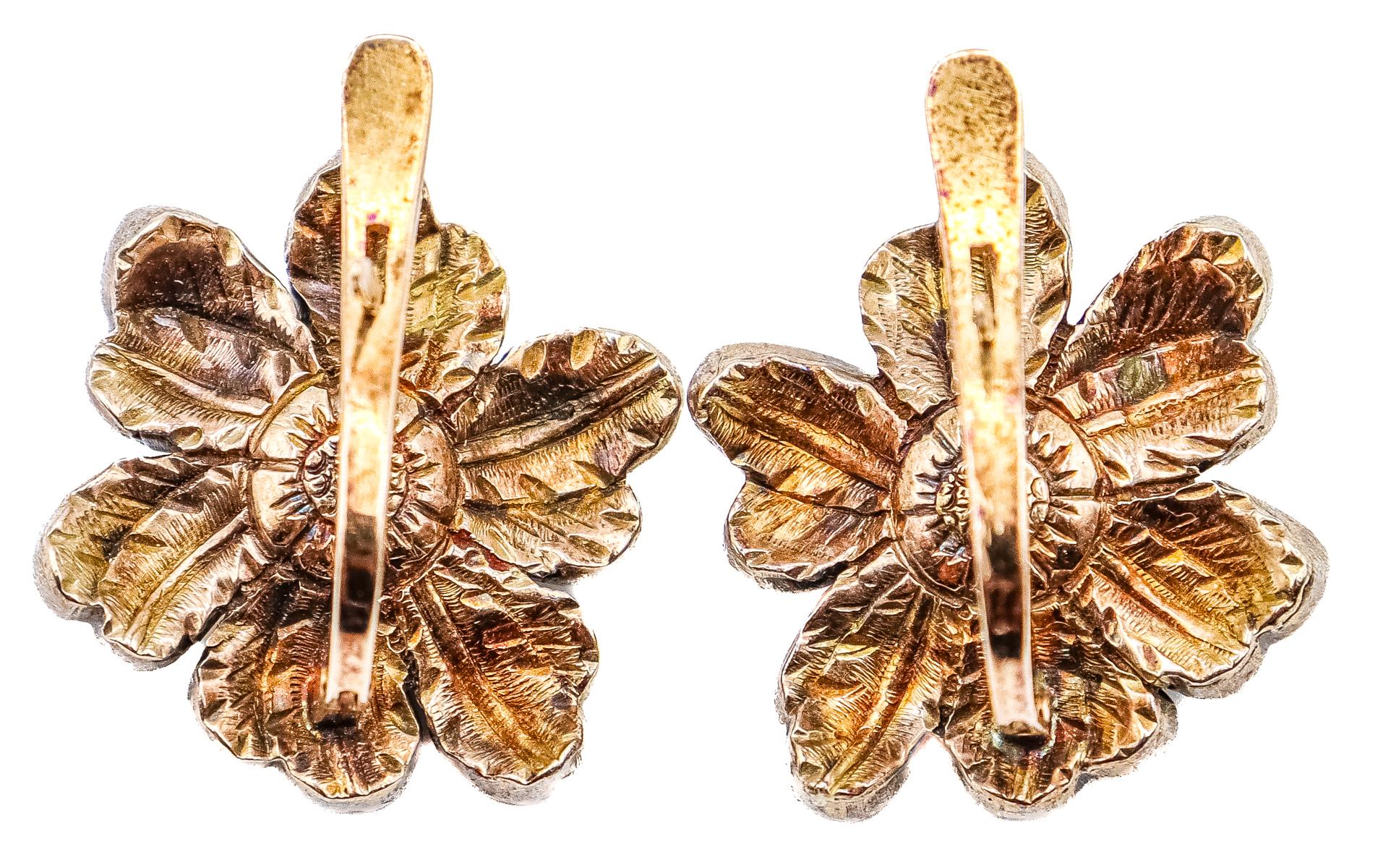 PENDIENTES CON DIAMANTES DEL S.XIX