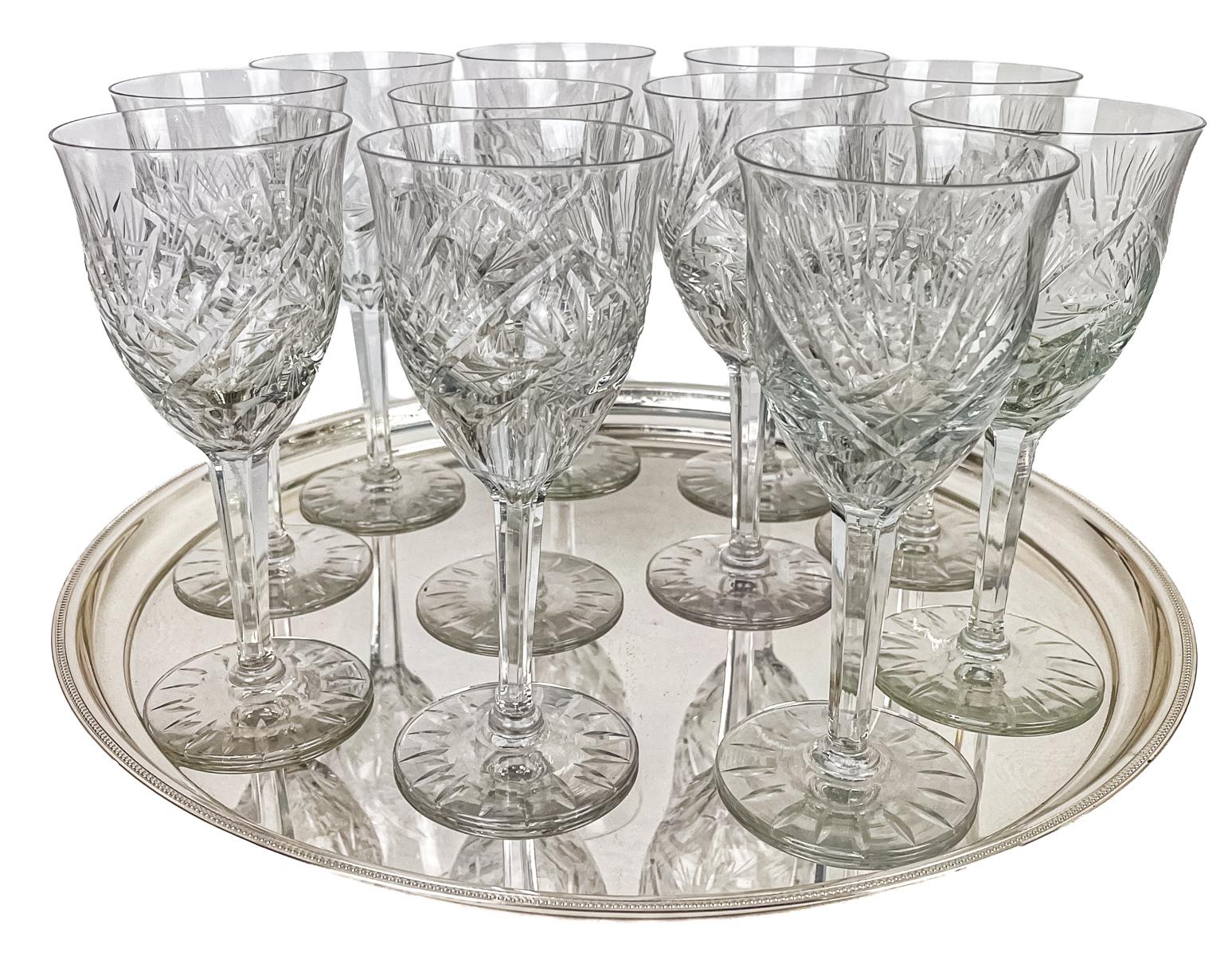 CONJUNTO DE ONCE COPAS CON BANDEJA VALENTÍ