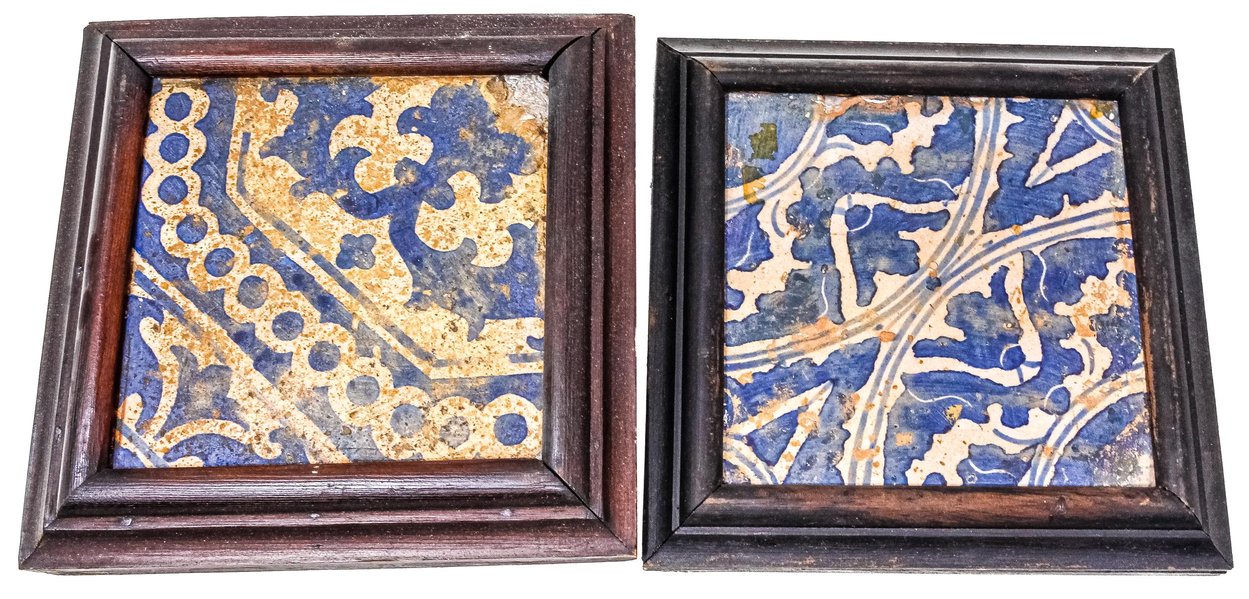 DOS AZULEJOS GÓTICOS CATALANES S. XVI