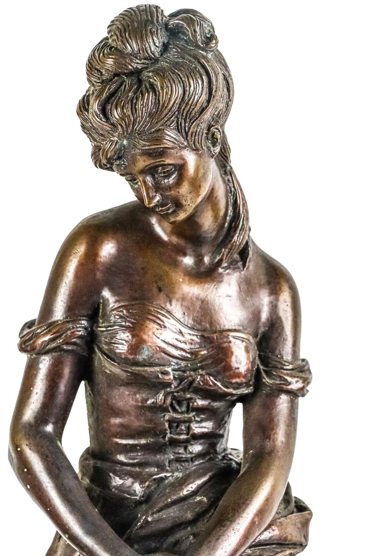 FIGURA EN BRONCE DE LA SEGUNDA MITAD DE SIGLO XX