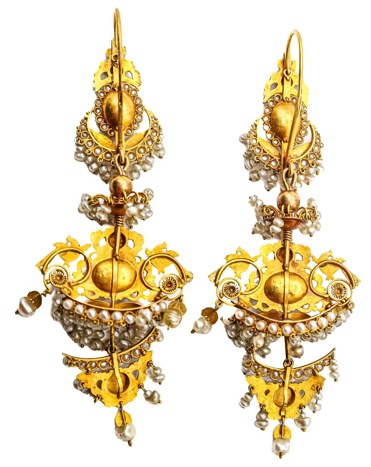 PENDIENTES VALENCIANOS DEL S.XIX