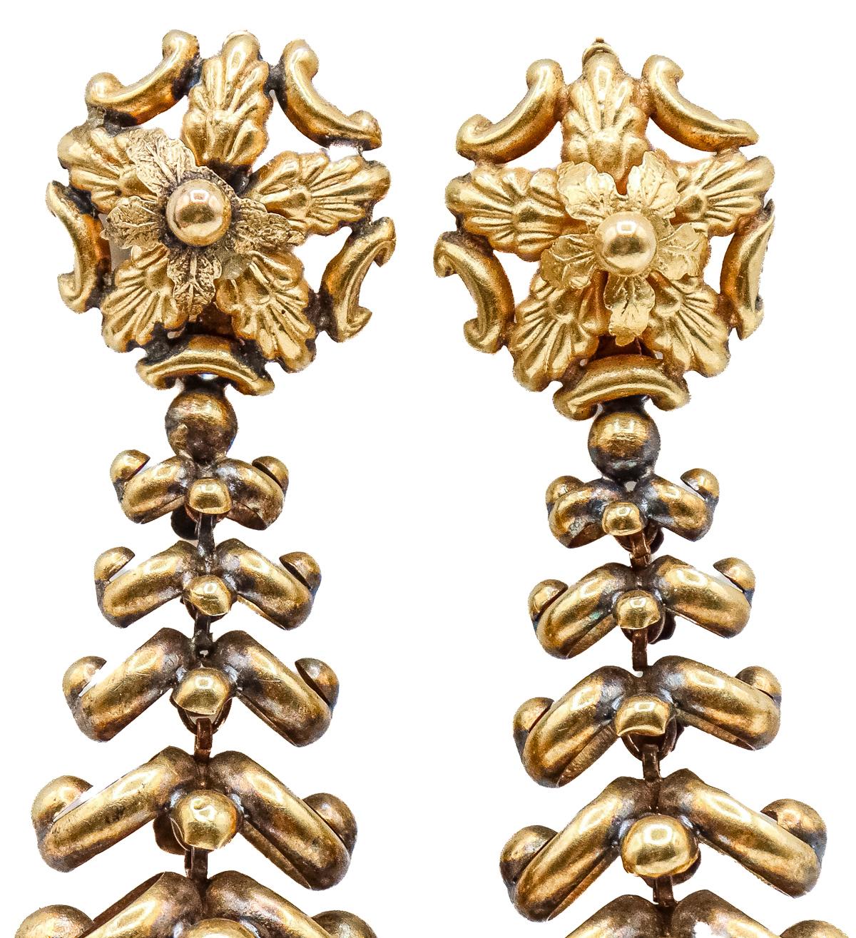 PENDIENTES LARGOS DEL S.XIX